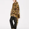 Kenzo Tiger’ Suni Kürk Oversized Paltosu