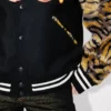 Kenzo Tiger’ Unisex Baskılı Varsity Ceket, Saf Yün