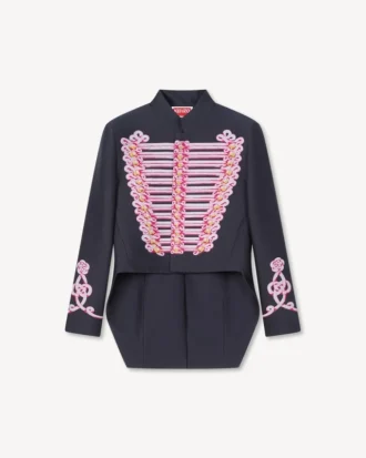 Kenzo Trompe L’œIl’ Yün Pamuklu Jakarlı Frak