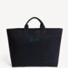 Kenzo Tulip’ Denim Benzeri Dimi Büyük Tote Çanta