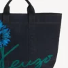 Kenzo Tulip’ Denim Benzeri Dimi Büyük Tote Çanta