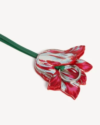 Kenzo Tulip’ Deri Anahtarlık