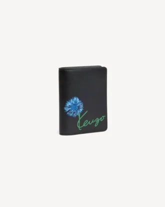 Kenzo Tulip’ Deri Katlanır Cüzdan
