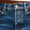 Kenzo Tulip Düz Pantolon Japon Deniminden