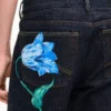 Kenzo Tulip’ Japon Denim Düz Kesim Kot
