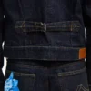 Kenzo Tulip’ Japon Deniminden Slim Plise Trucker Ceket