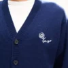 Kenzo Tulip’ Nakışlı Hırka Yün ve Pamuk
