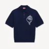 Kenzo Tulip’ Nakışlı Polo Yün ve Pamuk