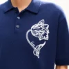 Kenzo Tulip’ Nakışlı Polo Yün ve Pamuk