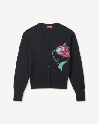 Kenzo Tulip’ Pamuk Yün Hırka