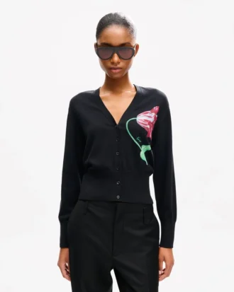 Kenzo Tulip’ Pamuk Yün Hırka