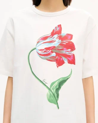 Kenzo Tulip’ Pamuklu Bol Gömlek