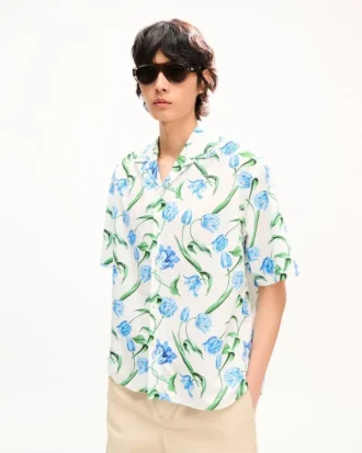 Kenzo Tulip’ Pamuklu Hawaii Kısa Kollu Gömlek