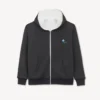 Kenzo Tulip’ Pamuklu Çift Taraflı Fermuarlı Kapüşonlu Sweatshirt