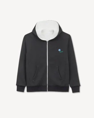 Kenzo Tulip’ Pamuklu Çift Taraflı Fermuarlı Kapüşonlu Sweatshirt