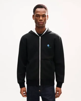 Kenzo Tulip’ Pamuklu Çift Taraflı Fermuarlı Kapüşonlu Sweatshirt