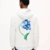 Kenzo Tulip’ Pamuklu Çift Taraflı Fermuarlı Kapüşonlu Sweatshirt