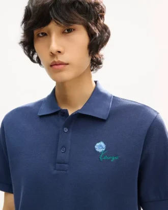 Kenzo Tulip’ Pamuklu Nakışlı Dar Kesim Polo