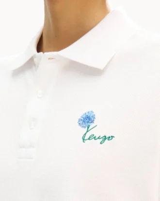 Kenzo Tulip’ Pamuklu Nakışlı Dar Kesim Polo