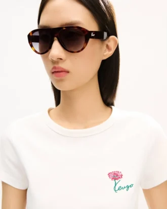 Kenzo Tulip’ Pamuklu Nakışlı Gömlek