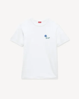 Kenzo Tulip’ Pamuklu Nakışlı Slim Gömlek