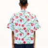 Kenzo Tulip’ Pamuklu Poplin Kısa Kollu Gömlek