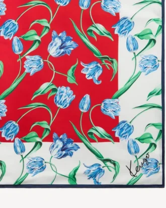 Kenzo Tulip’ İpek Kare