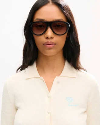 Kenzo Tulip’ Süngerimsi Pamuktan Nakışlı Hırka