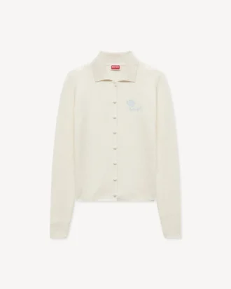 Kenzo Tulip’ Süngerimsi Pamuktan Nakışlı Hırka