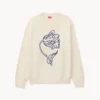 Kenzo Tulip’ Yün ve Pamuklu Nakışlı Kazak