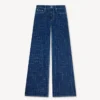 Kenzo Weave’ Ayame Geniş Paça Japon Denim Pantolon