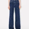 Kenzo Weave’ Ayame Geniş Paça Japon Denim Pantolon
