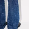 Kenzo Weave’ Ayame Geniş Paça Japon Denim Pantolon