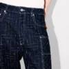 Kenzo Weave’ Kargo Monkey Fit Kot Pantolon