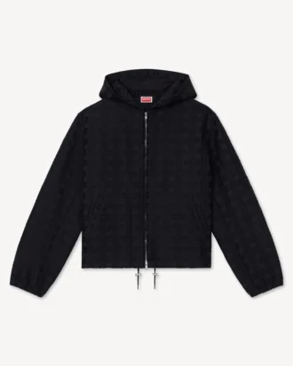Kenzo Weave’ Pamuk Jakarlı Kapüşonlu Overshirt