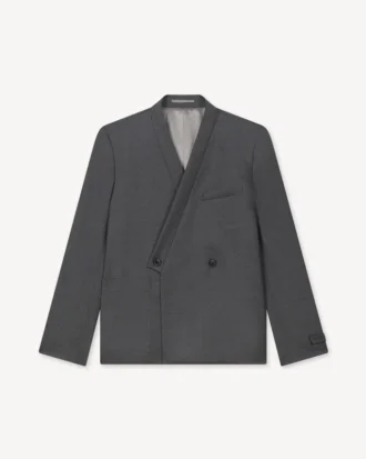 Kenzo Weave’ Yün Jakarlı, Dar Kesim Kimono Ceket