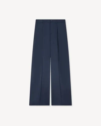 Kenzo Weave’ Yün Jakarlı Geniş Paça Pantolon