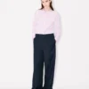 Kenzo Weave’ Yün Jakarlı Geniş Paça Pantolon