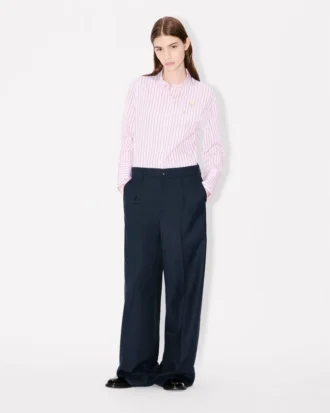 Kenzo Weave’ Yün Jakarlı Geniş Paça Pantolon