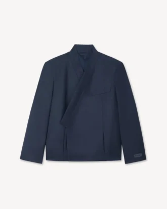 Kenzo Weave’ Yün Jakarlı Kimono Blazer