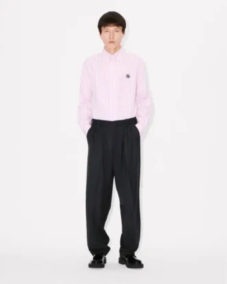 Kenzo Weave’ Yün Jakarlı Pileli Terzi Kesim Pantolon