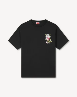 Kenzo Wild Tiger’ Nakışlı Oversize Pamuklu Gömlek