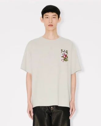 Kenzo Wild Tiger’ Nakışlı Oversize Pamuklu Gömlek