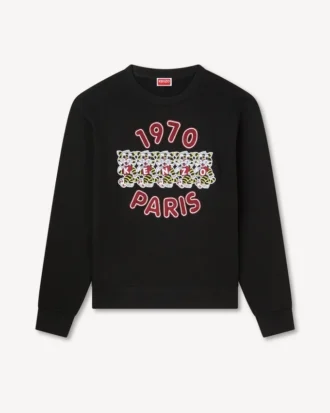 Kenzo Wild Tiger’ Nakışlı Pamuklu Sweatshirt
