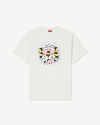 Kenzo Wild Tiger Pamuklu Bol Gömlek