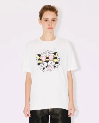 Kenzo Wild Tiger Pamuklu Bol Gömlek