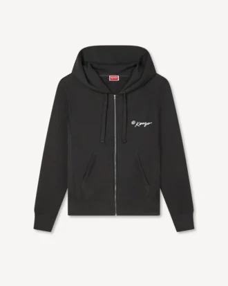 Kenzo Wild Tiger’ Pamuklu Fermuarlı Kapüşonlu Sweatshirt