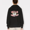 Kenzo Wild Tiger’ Pamuklu Fermuarlı Kapüşonlu Sweatshirt