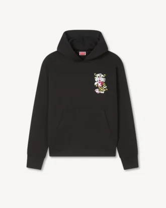 Kenzo Wild Tiger’ Pamuklu Nakışlı Kapüşonlu Sweatshirt