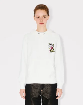 Kenzo Wild Tiger’ Pamuklu Nakışlı Kapüşonlu Sweatshirt